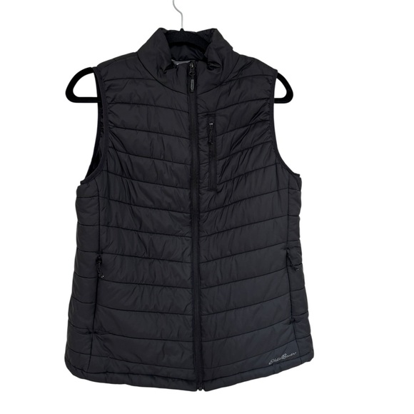 Eddie Bauer Women’s Quilted Puffer Vest in Black - Size M - Picture 1 of 7